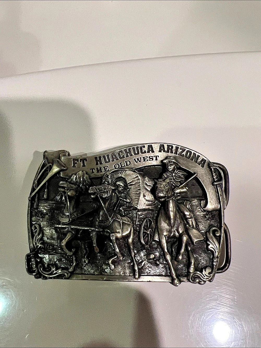 J.C. Gordon Ft. Huachuca Arizona The Old West Western Belt Buckle Limited